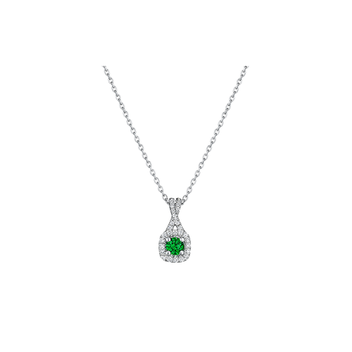 Fana Color Fashion Necklace P1631E-14kt-White thumbnail 1