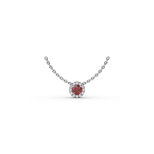Fana Color Fashion Necklace P7001R-14kt-White thumbnail 1
