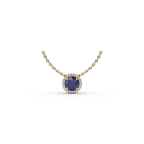 Fana Color Fashion Necklace P7003S-14kt-Yellow thumbnail 1