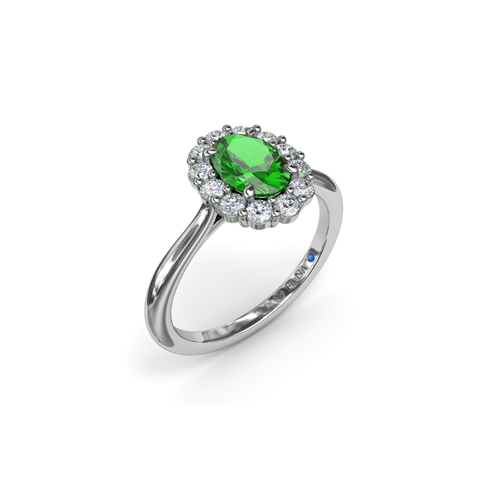 Fana Color Fashion Ring R1835E-14kt-White thumbnail 2