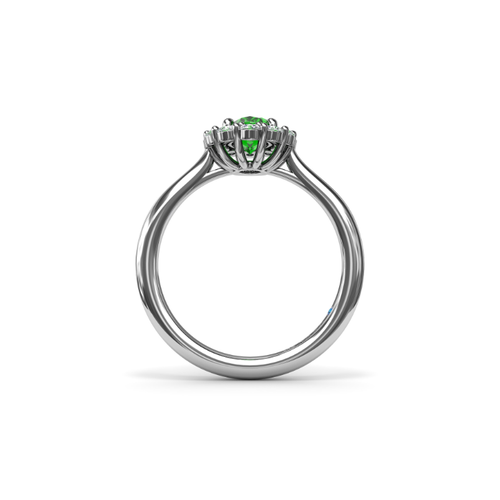 Fana Color Fashion Ring R1835E-14kt-White thumbnail 3