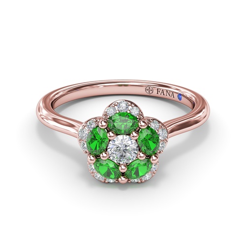 Fana Ring Color Fine Jewelry R1848E-14kt-Rose