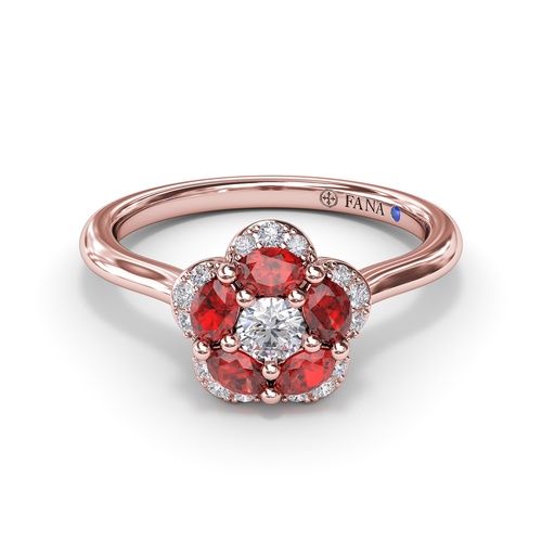 Fana Ring Color Fine Jewelry R1848R-14kt-Rose
