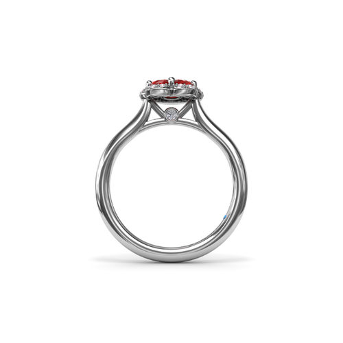 Fana Color Fashion Ring R1848R-14kt-White thumbnail 3