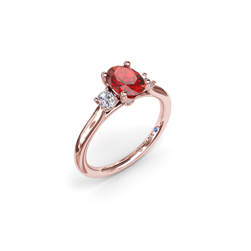 Fana Color Fashion Ring R1852R-14kt-Rose thumbnail 2