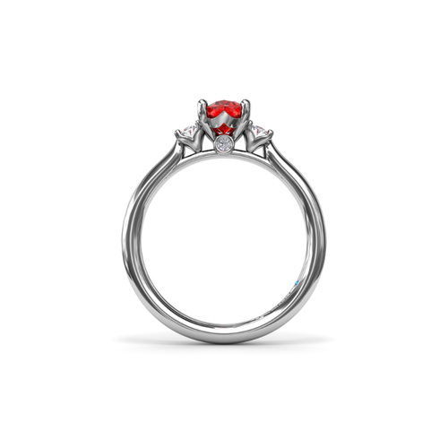 Fana Color Fashion Ring R1852R-14kt-White thumbnail 3
