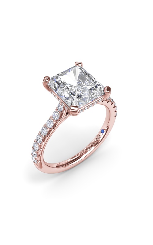 Bridal 14K Rose Gold Engagement Ring S3024-RA-3.00CT-14k-Rose