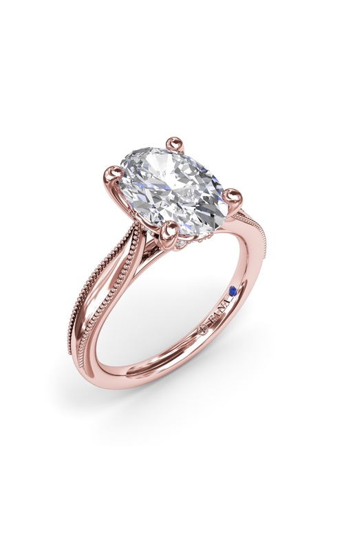 Bridal 14K Rose Gold Engagement Ring S4267-14kt-Rose
