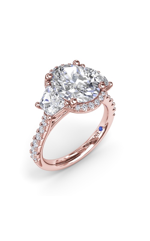 Fana Bridal Engagement Ring S4320-14kt-Rose