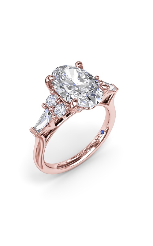 Fana Bridal Engagement Ring S4325-14kt-Rose