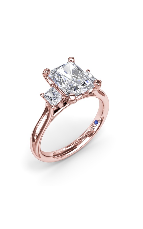 Fana Bridal Engagement Ring S4342-14kt-Rose