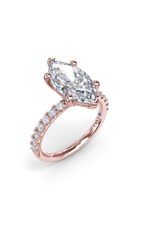 Bridal 14K Rose Gold Engagement Ring S4350-14kt-Rose