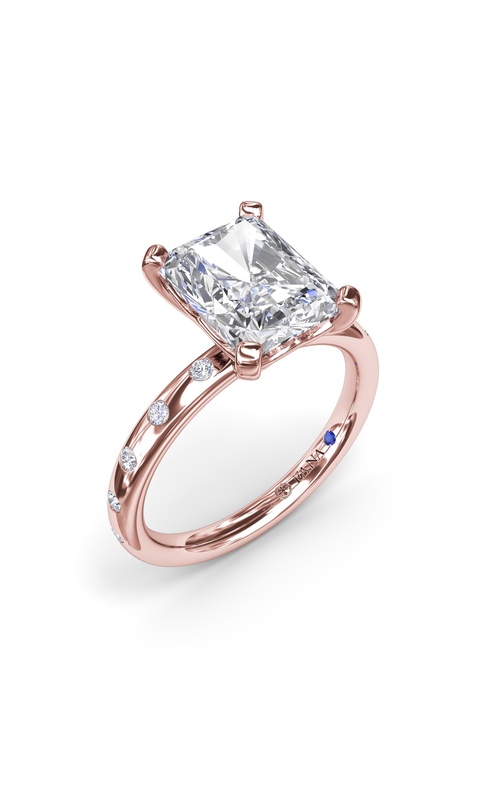 Fana Bridal Engagement Ring S4353-14kt-Rose