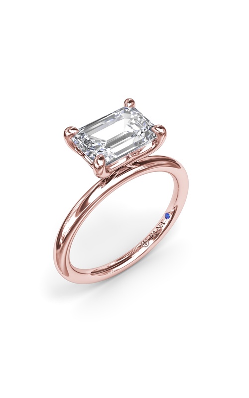 Bridal 14K Rose Gold Engagement Ring S4355-14kt-Rose