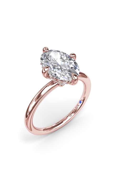Bridal 14K Rose Gold Engagement Ring S4362-14kt-Rose