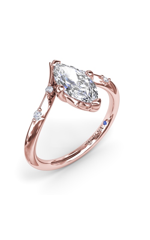 Bridal 14K Rose Gold Engagement Ring S4368-14kt-Rose