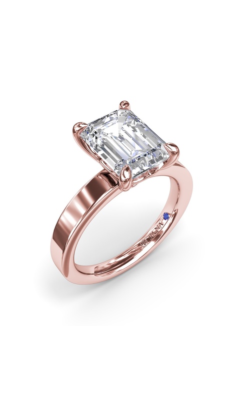 Fana Bridal Engagement Ring S4383-14kt-Rose