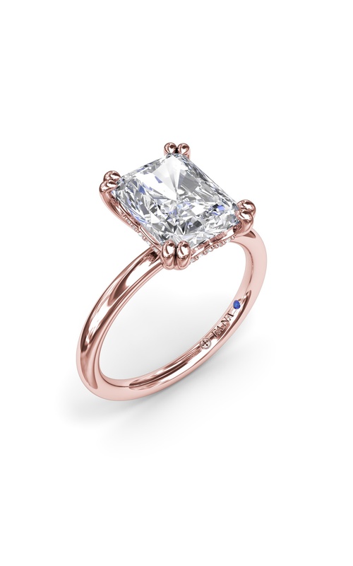 Fana Bridal Engagement Ring S4403-14kt-Rose