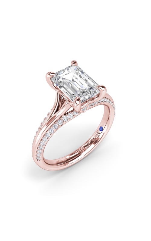 Fana Bridal Engagement Ring S4385-14kt-Rose