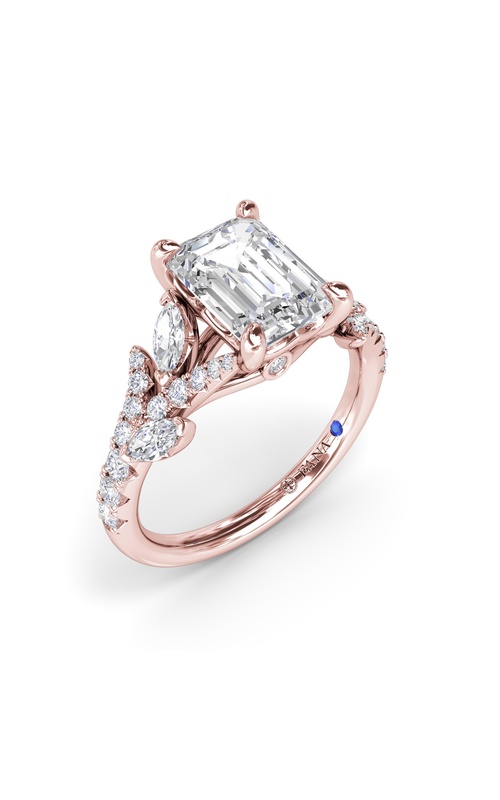 Fana Bridal Engagement Ring S4404-14kt-Rose