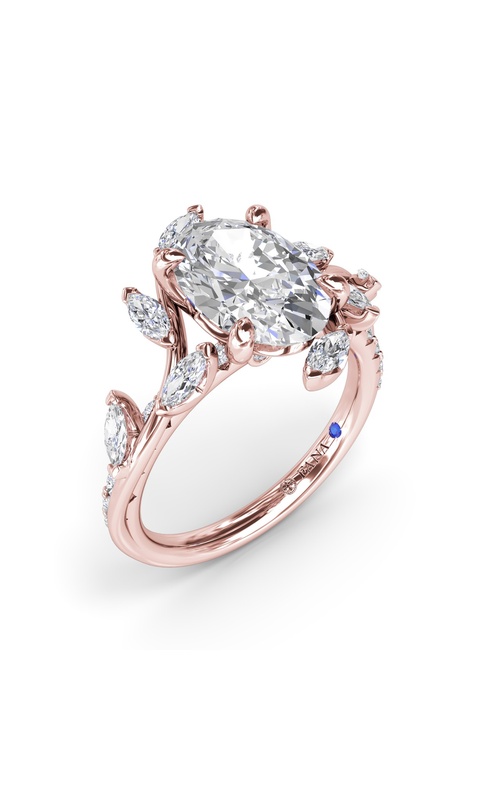 Fana Bridal Engagement Ring S4411-14kt-Rose