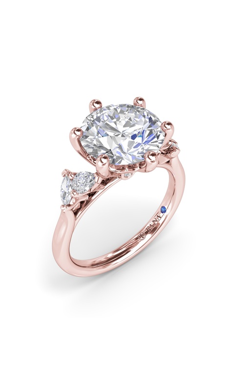 Fana Bridal Engagement Ring S4413-14kt-Rose