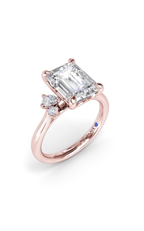Fana Bridal Engagement Ring S4418-14kt-Rose