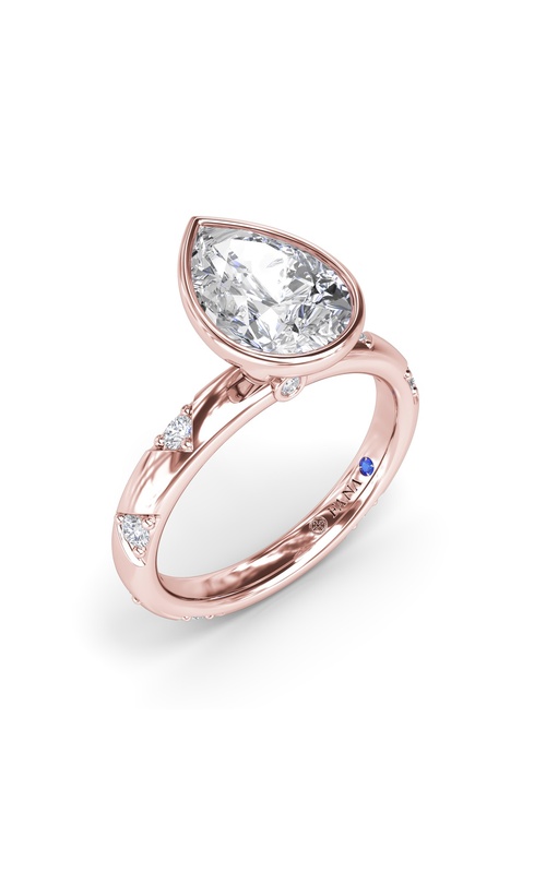 Fana Bridal Engagement Ring S4424-14kt-Rose