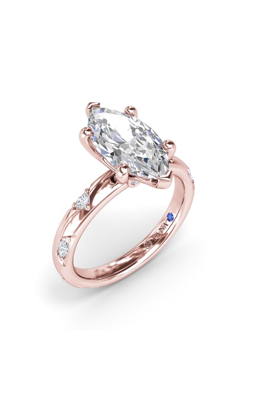 Bridal 14K Rose Gold Engagement Ring S4425-14kt-Rose
