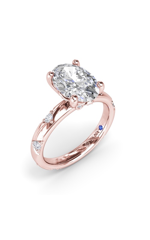 Fana Bridal Engagement Ring S4426-14kt-Rose