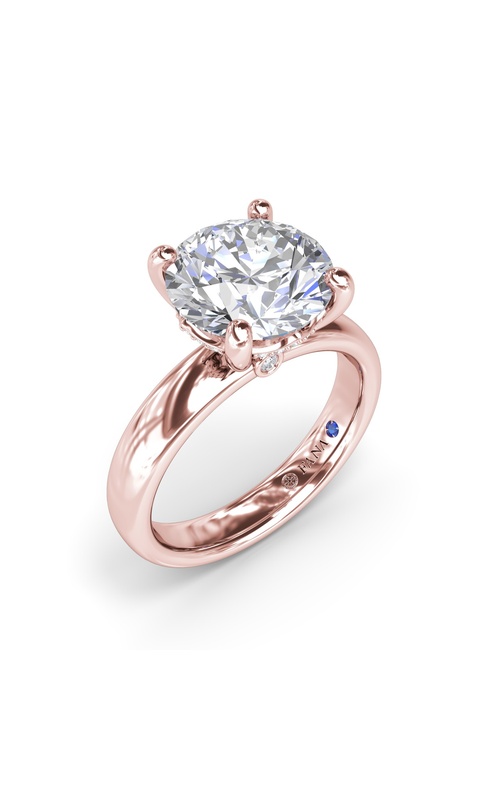 Fana Bridal Engagement Ring S4430-14kt-Rose