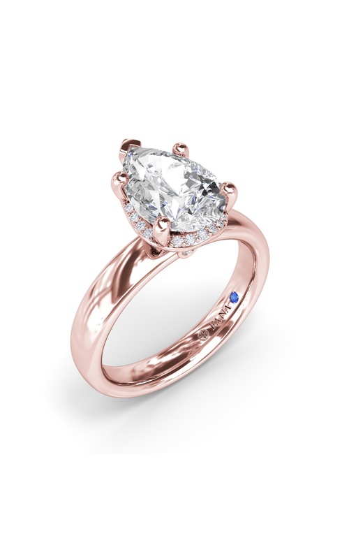 Fana Bridal Engagement Ring S4432-14kt-Rose