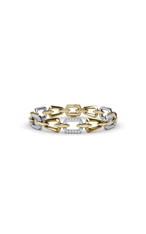Fana Lynq Collection Bracelet B5232-18kt-Yellow-White