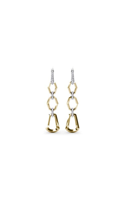 Fana Lynq Collection Earring ER5239-18kt-Yellow-White