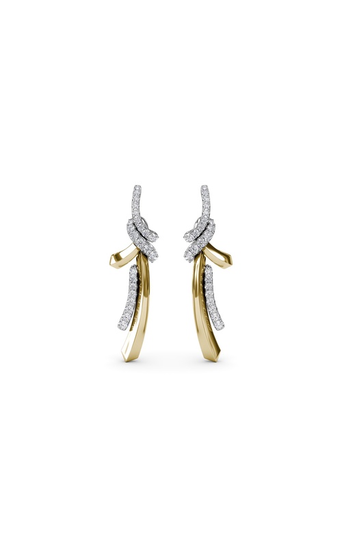 Fana Spyre Collection Earring ER5250-18kt-Yellow-White