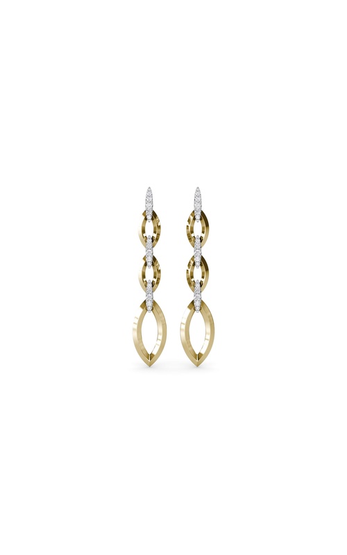 Fana Lynq Collection Earring ER5349-18kt-Yellow-White
