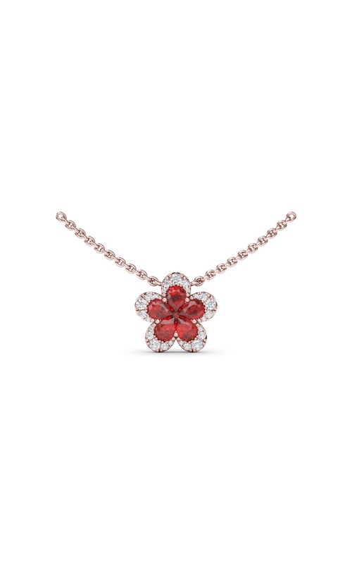 Fana Color Fine Jewelry Necklace N1904R-14kt-Rose