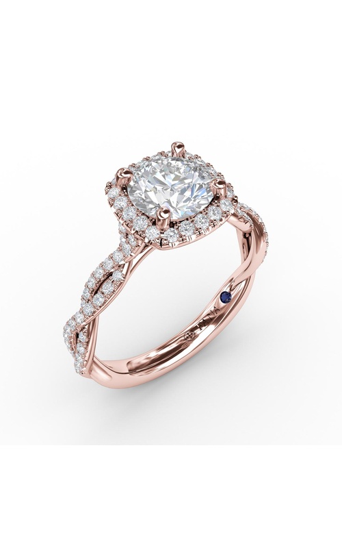 Bridal 14K Rose Gold Engagement Ring S3109-14kt-Rose