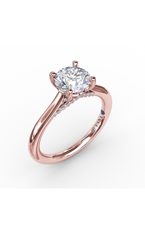 Bridal 14K Rose Gold Engagement Ring S3173-14kt-Rose