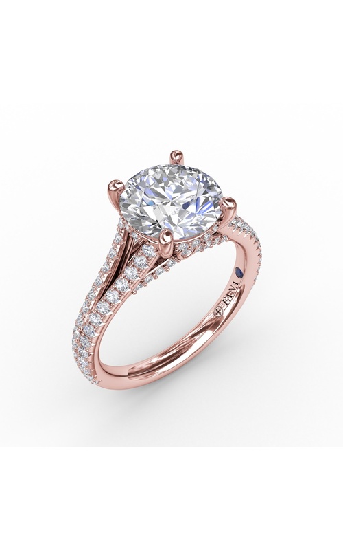Bridal 14K Rose Gold Engagement Ring S3273-14kt-Rose