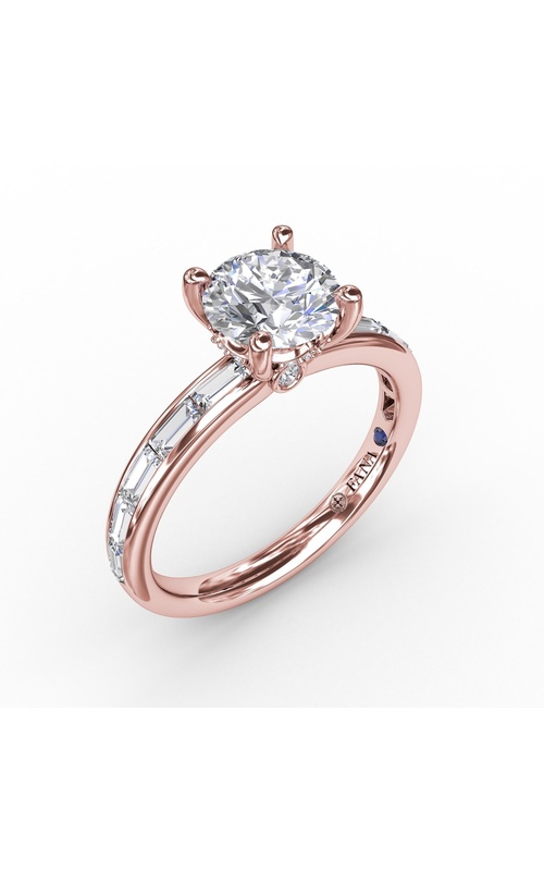 Bridal 14K Rose Gold Engagement Ring S3289-14kt-Rose