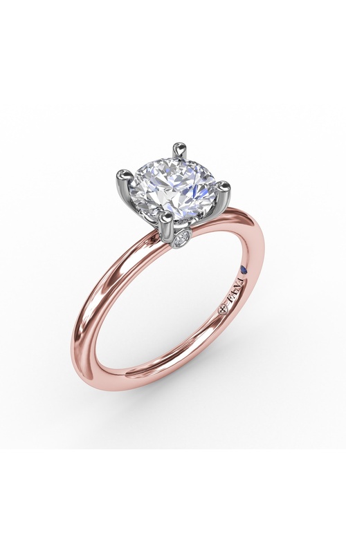 Bridal 14K Rose Gold Engagement Ring S4013-14kt-Rose