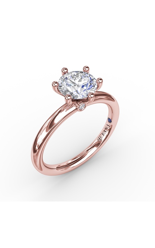 Bridal 14K Rose Gold Engagement Ring S4025-14kt-Rose