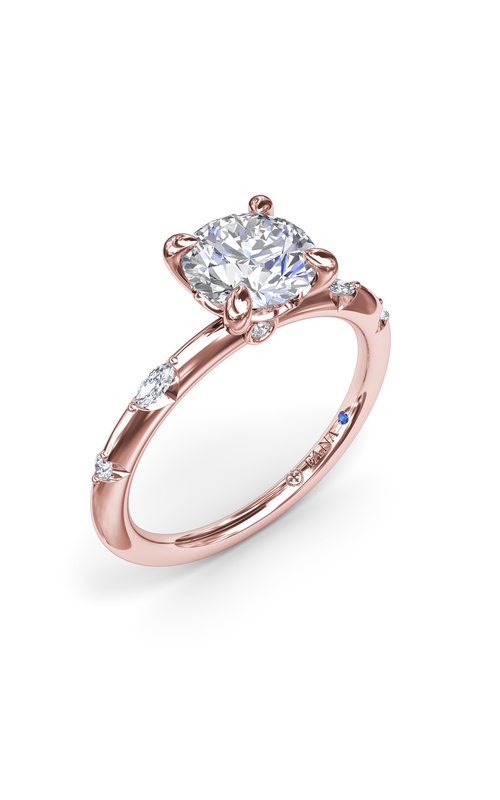 Bridal 14K Rose Gold Engagement Ring S4094-14kt-Rose