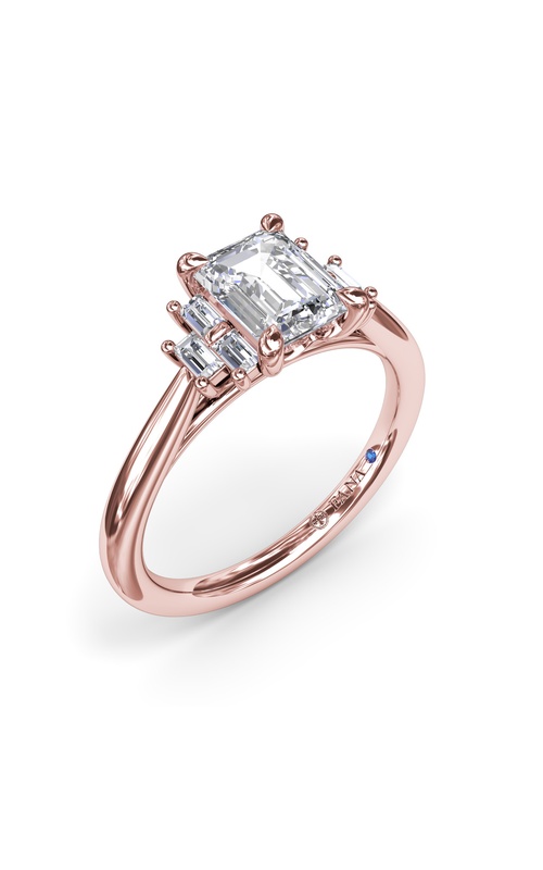 Bridal 14K Rose Gold Engagement Ring S4119-14kt-Rose