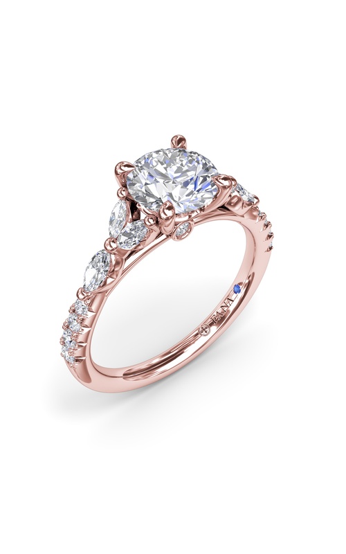 Bridal 14K Rose Gold Engagement Ring S4121-14kt-Rose