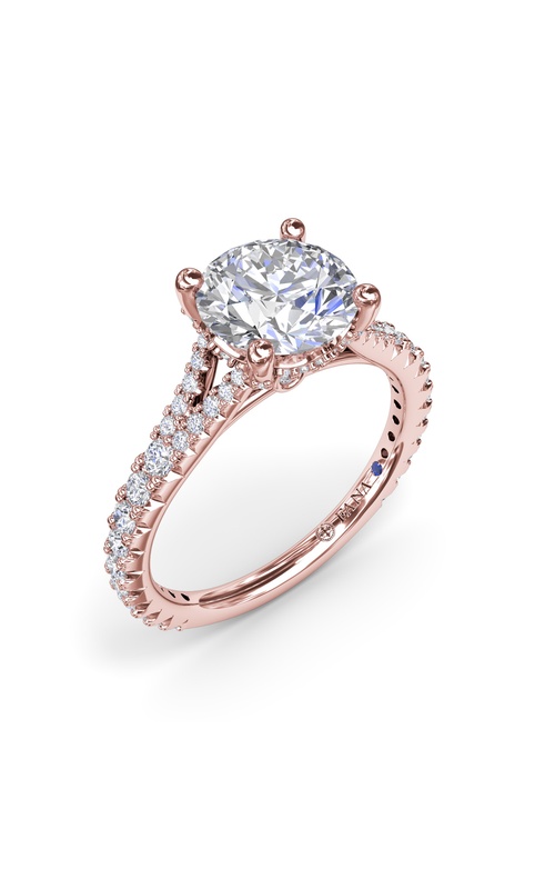 Bridal 14K Rose Gold Engagement Ring S4189-14kt-Rose