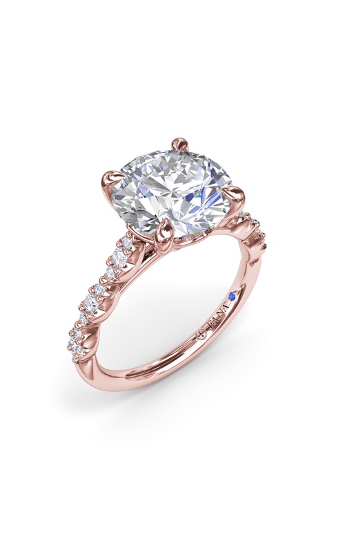 Bridal 14K Rose Gold Engagement Ring S4199-14kt-Rose