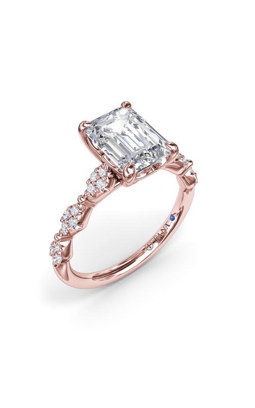 Bridal 14K Rose Gold Engagement Ring S4201-14kt-Rose