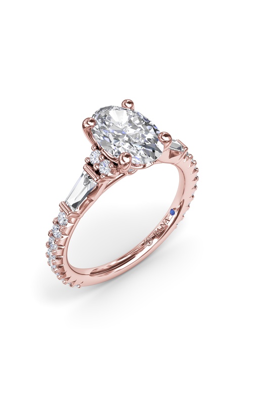 Fana Bridal Engagement Ring S4221-14kt-Rose